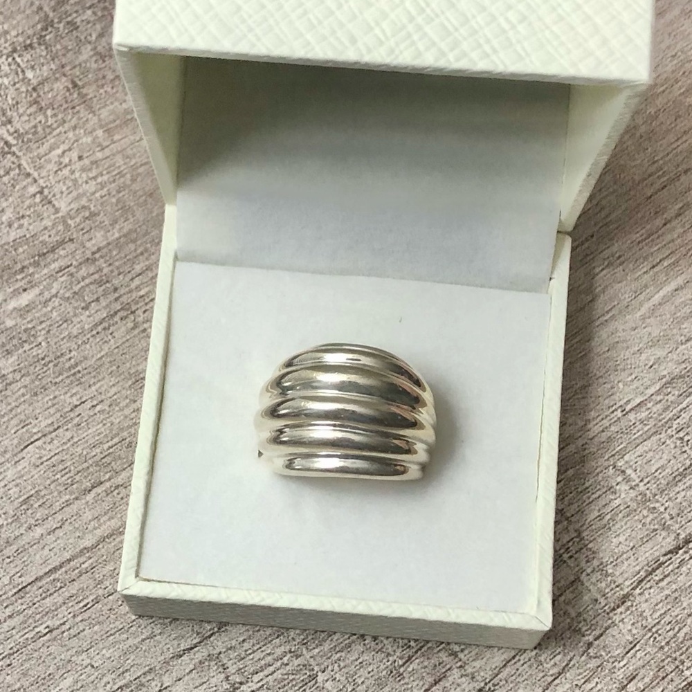 925 Sterling Silver Dome Ring